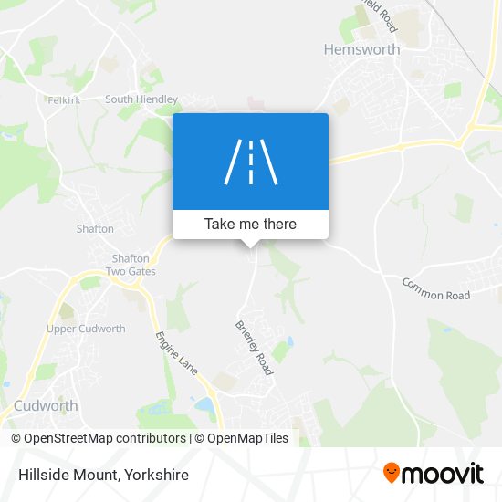 Hillside Mount map