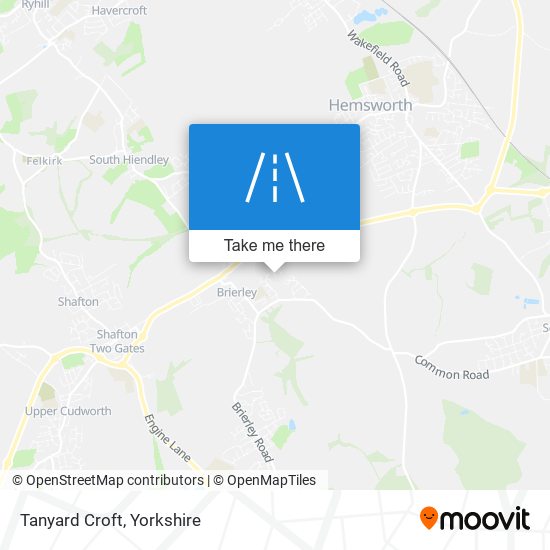 Tanyard Croft map