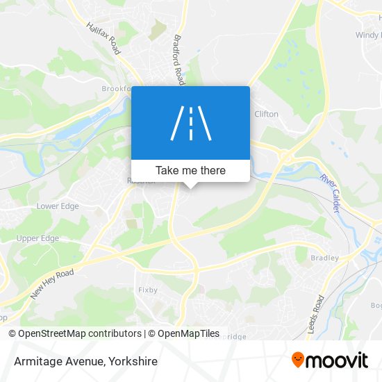 Armitage Avenue map
