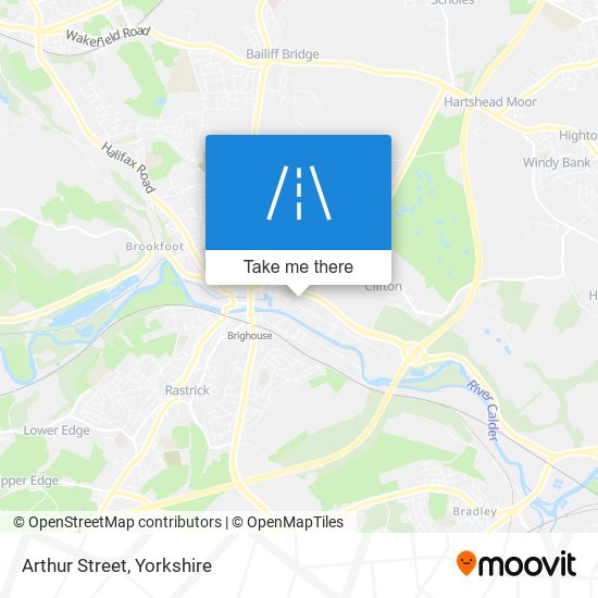 Arthur Street map