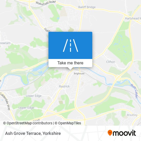 Ash Grove Terrace map