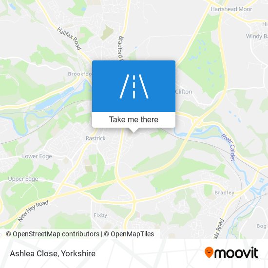 Ashlea Close map