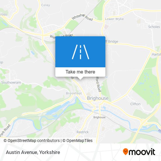 Austin Avenue map