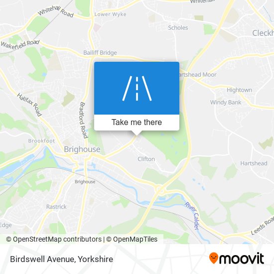 Birdswell Avenue map