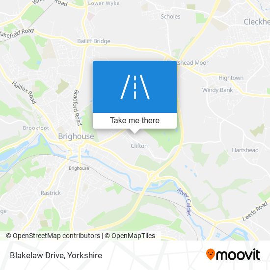 Blakelaw Drive map