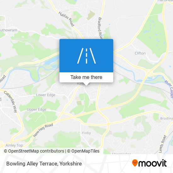 Bowling Alley Terrace map