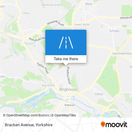 Bracken Avenue map
