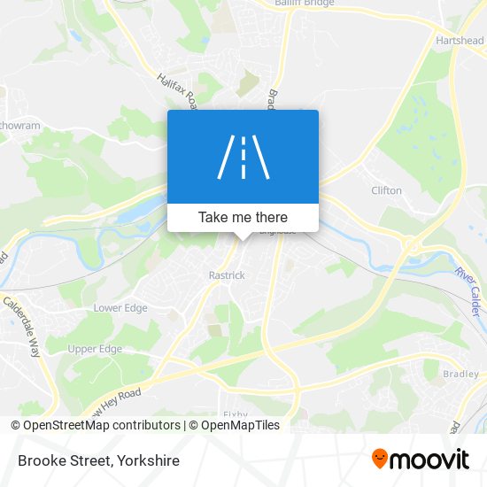 Brooke Street map
