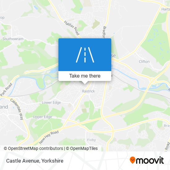Castle Avenue map