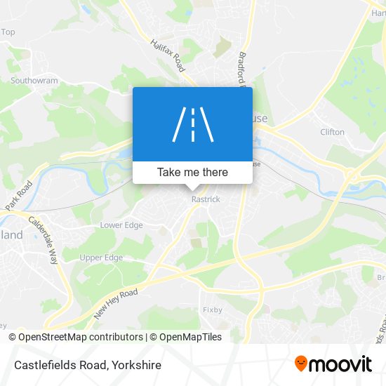 Castlefields Road map
