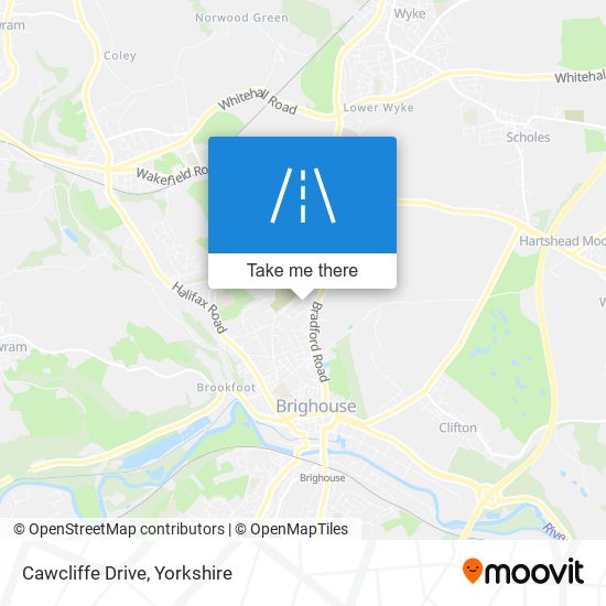 Cawcliffe Drive map