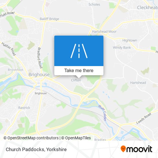 Church Paddocks map