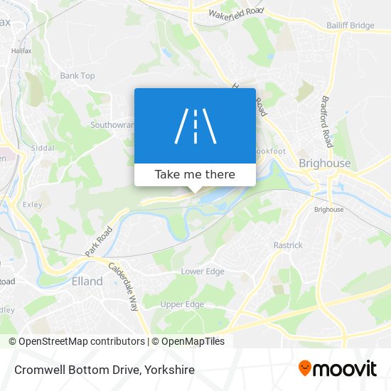 Cromwell Bottom Drive map
