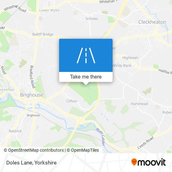Doles Lane map