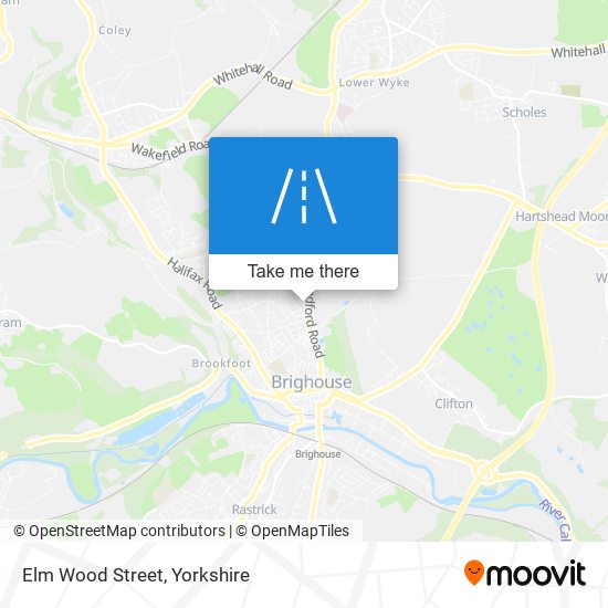 Elm Wood Street map