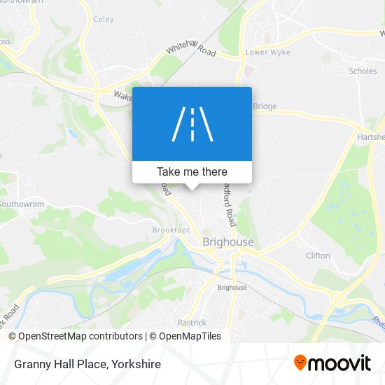 Granny Hall Place map
