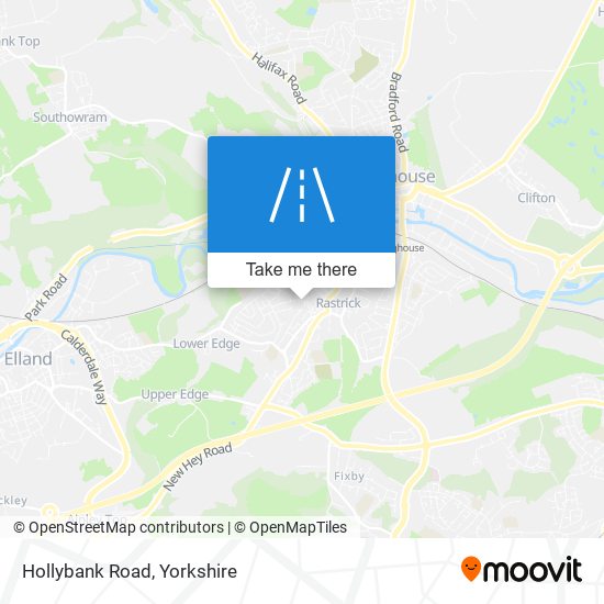 Hollybank Road map