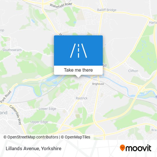 Lillands Avenue map