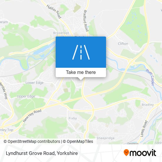Lyndhurst Grove Road map