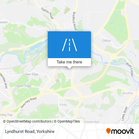 Lyndhurst Road map