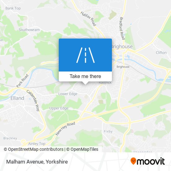 Malham Avenue map