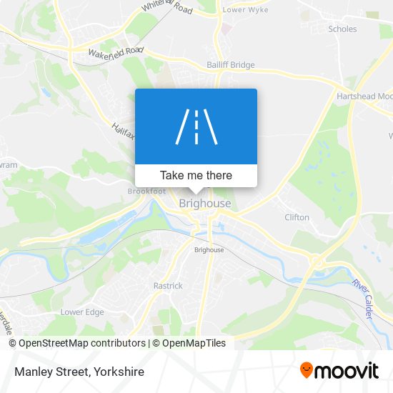 Manley Street map