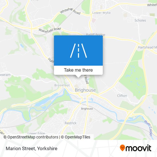 Marion Street map