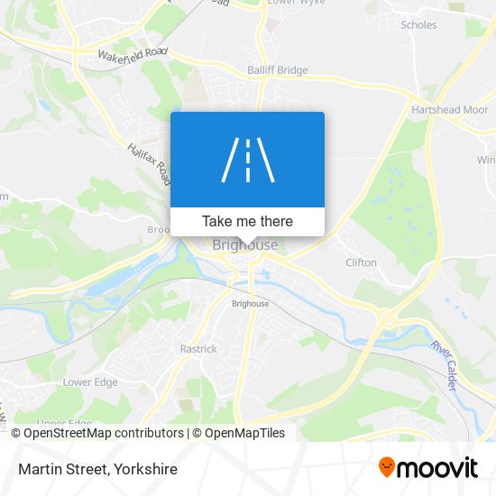 Martin Street map