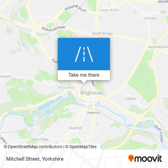 Mitchell Street map