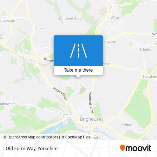 Old Farm Way map