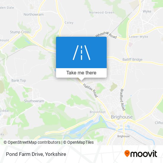 Pond Farm Drive map
