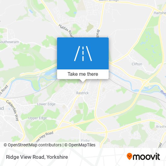 Ridge View Road map
