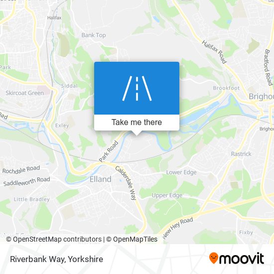 Riverbank Way map