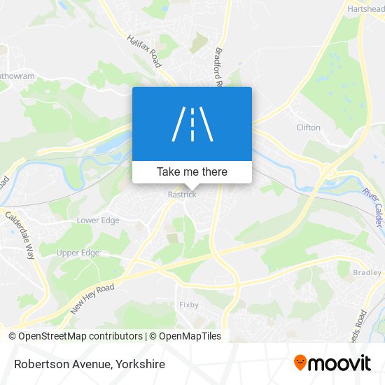 Robertson Avenue map