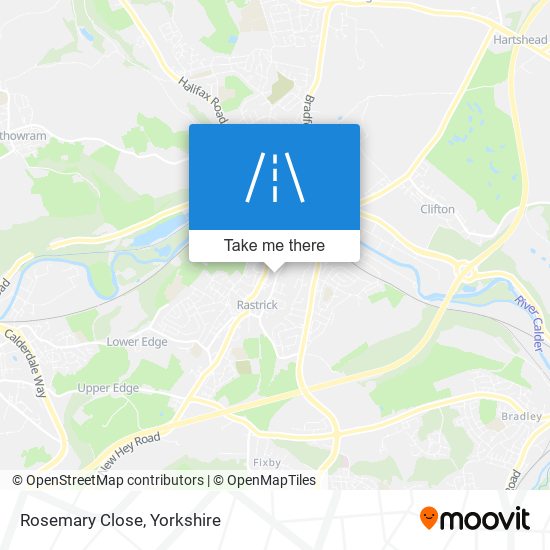 Rosemary Close map