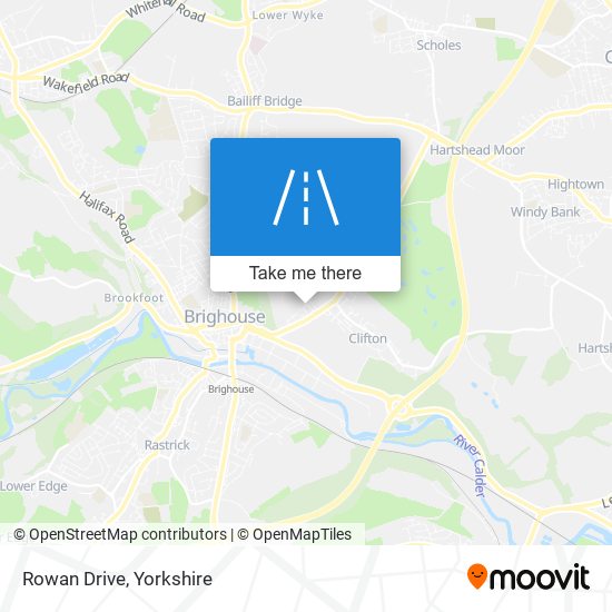 Rowan Drive map