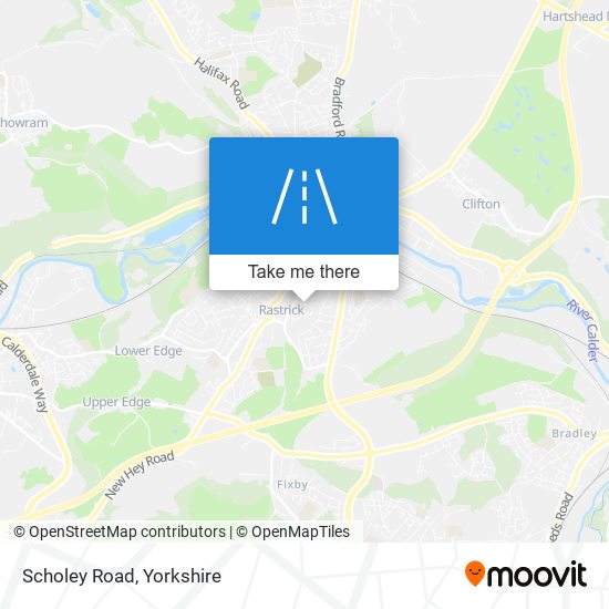 Scholey Road map