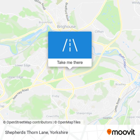 Shepherds Thorn Lane map