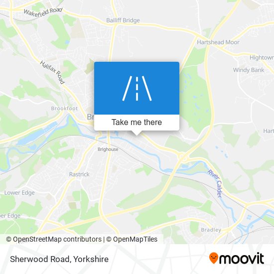 Sherwood Road map