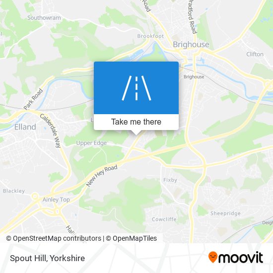 Spout Hill map