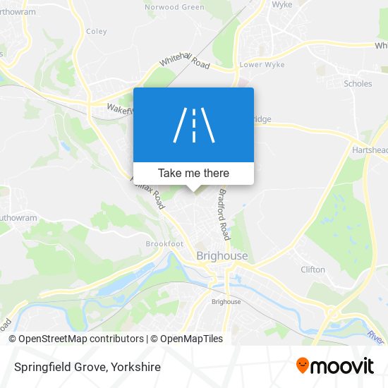 Springfield Grove map