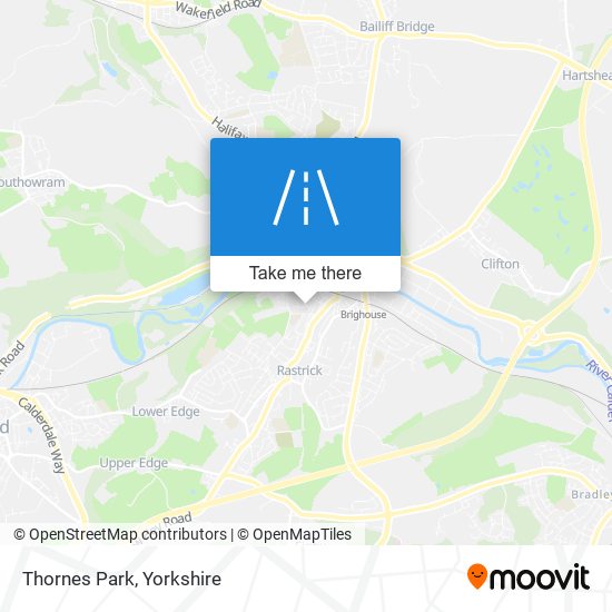 Thornes Park map
