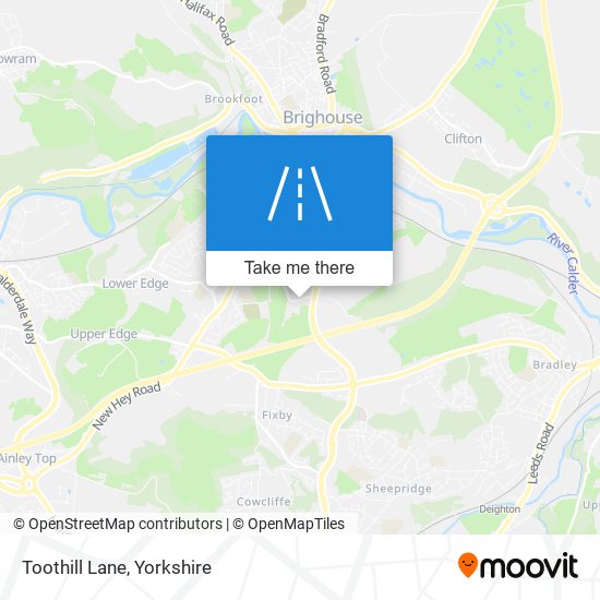 Toothill Lane map