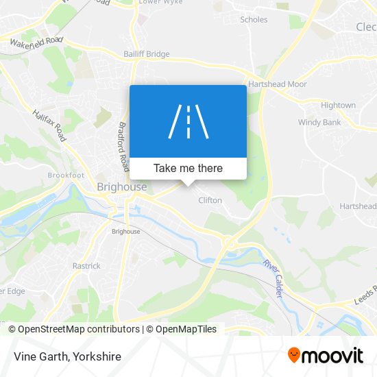 Vine Garth map