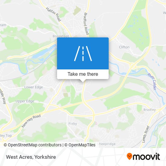 West Acres map