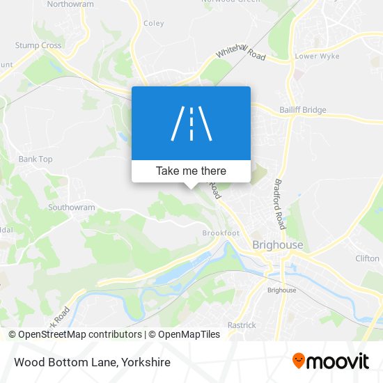 Wood Bottom Lane map