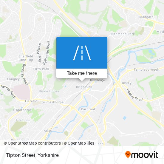 Tipton Street map