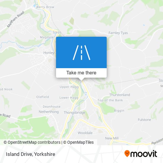 Island Drive map