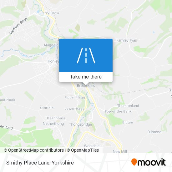 Smithy Place Lane map