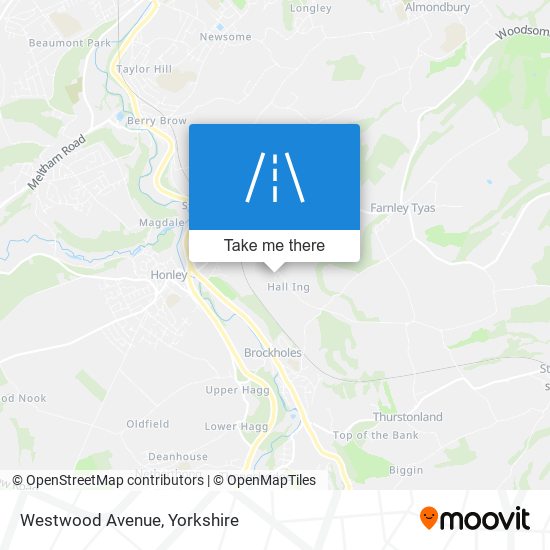 Westwood Avenue map